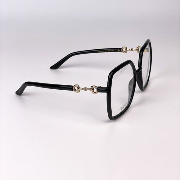 Gucci GG0890O 001 Eyeglasses Rectangle Black Women - Picture 9 of 10